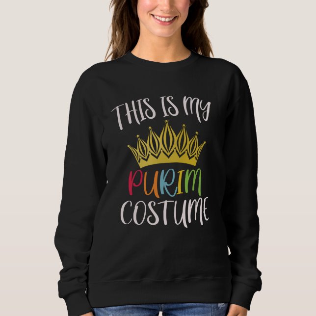 Det här är min Purim Costume lustig Jewish T Shirt (Framsida)