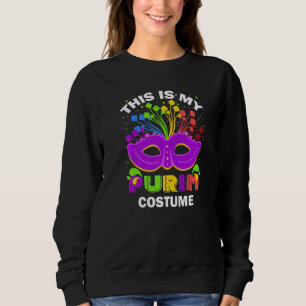 Det här är min purim Costume Mask Hamantash Jewi T Shirt