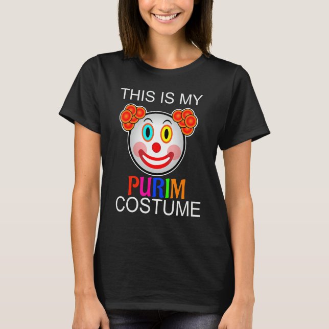 Det här är min Purim Costume. T Shirt (Framsida)