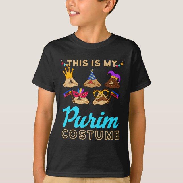 Det här är min Purim Costume T Shirt (Framsida)