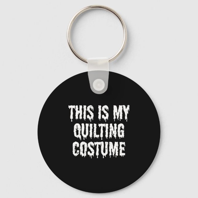 Det här är min Quilume Halloween Shirt Nyckelring (Framsida)
