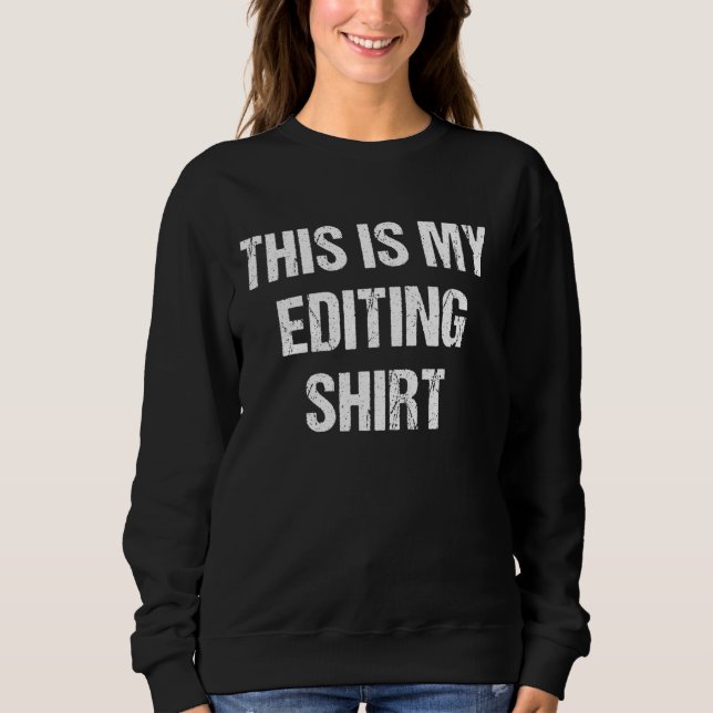 Det här är min redigering för redigerare t shirt (Framsida)