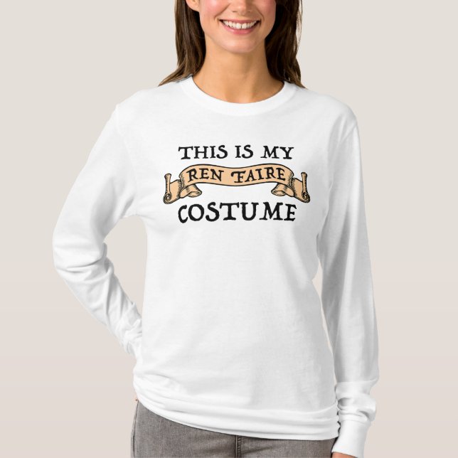 Det här är min Ren Faire-dräkt T Shirt (Framsida)