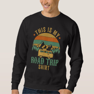 Det här är min Resa Rv Camper Travel Family Vaca Lång Ärmad Tröja
