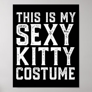 Det här är min Roligt för Y-Kattunge Costume Easy  Poster