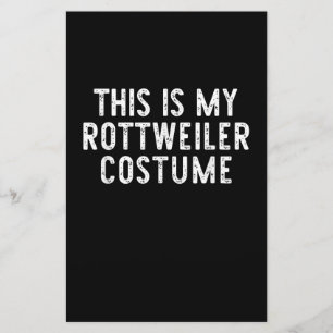 Det här är min Rottweiler Dog Costume Halloween La Brevpapper