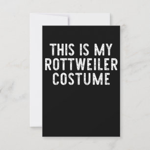 Det här är min Rottweiler Dog Costume Halloween La OSA Kort