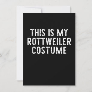 Det här är min Rottweiler Dog Costume Halloween La Tack Kort