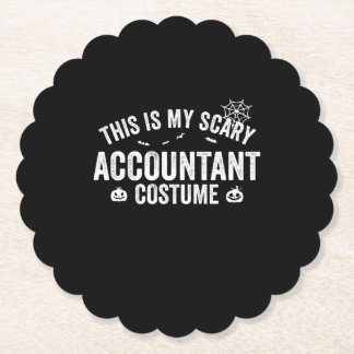 Det här är min Scary Accountant Costume Halloween Underlägg Papper
