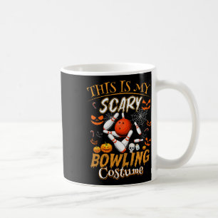 Det här är min Scary Bowling Costume Halloween Kaffemugg