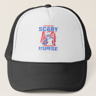 Det här är min Scary Dialysis Nurse Costume Hallow Keps