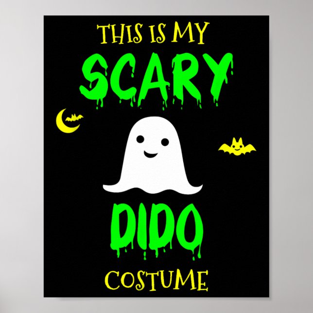 Det här är min Scary Dido Costume Halloween Lazy E Poster (Framsidan)