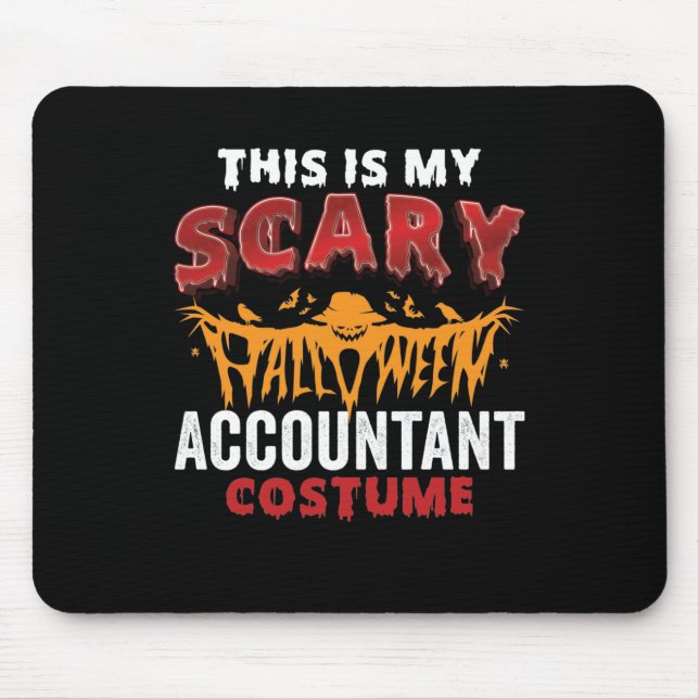 Det här är min Scary Lunch Accountant Costume Musmatta (Framsidan)