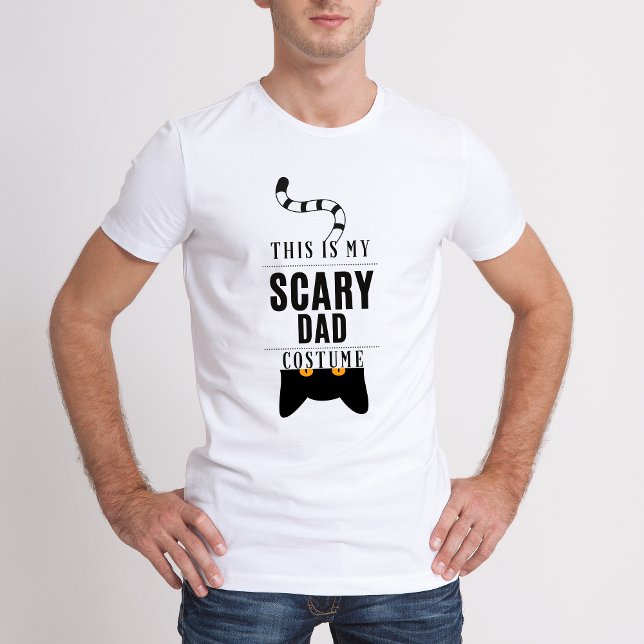 Det här är min Scary Pappa Costume Funny Halloween T Shirt (This is my Scary Dad Costume Funny Halloween T-Shirt)