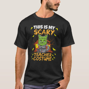 Det här är min Scary Teacher Costume School Educat T Shirt
