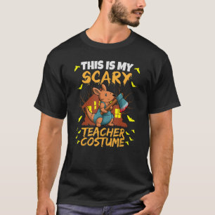 Det här är min Scary Teacher Costume School Educat T Shirt