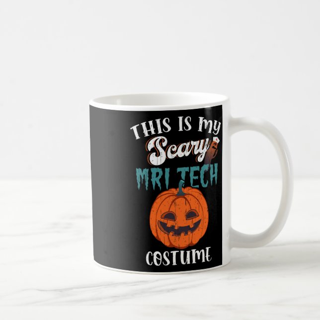 Det här är min Scary Tech Costume Funny Halloween Kaffemugg (Höger)