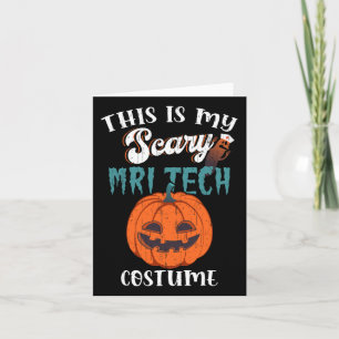 Det här är min Scary Tech Costume Funny Halloween Kort