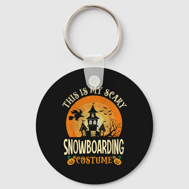 Det här är min scouto-boarding Halloween Nyckelring (Framsida)