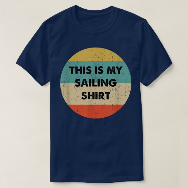 Det här är min segling  t shirt (Design framsida)