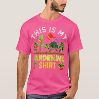 Det här är min  Shirt Funny Gardener Gift Pla T