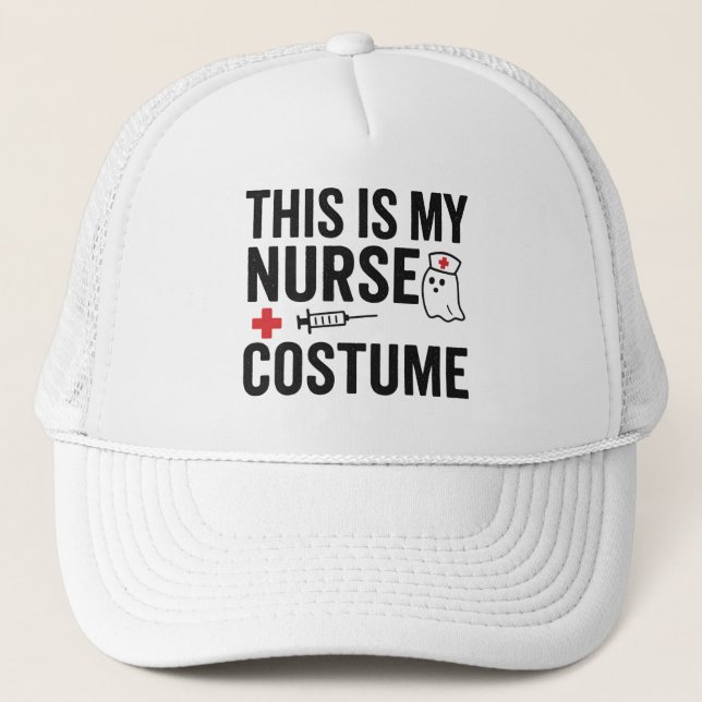 Det här är min sjuksköterska Halloween Costume Keps (Framsida)