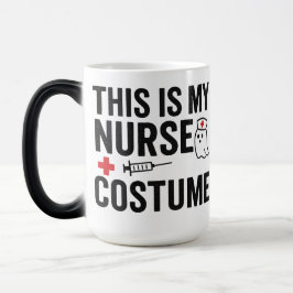 Det här är min sjuksköterska Halloween Costume Magisk Mugg