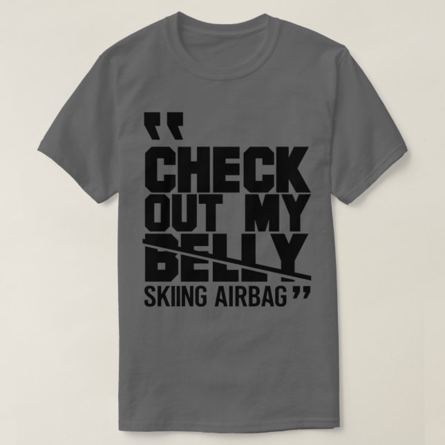 Det här är min skidkrockkudde 4 t shirt (Design framsida)