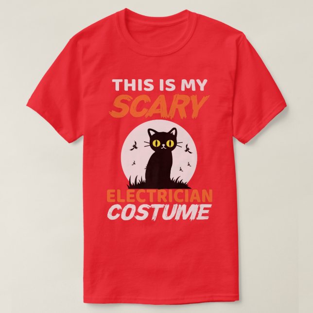 Det här är min skrämmande elektrikerkostym för Hal T Shirt (Design framsida)