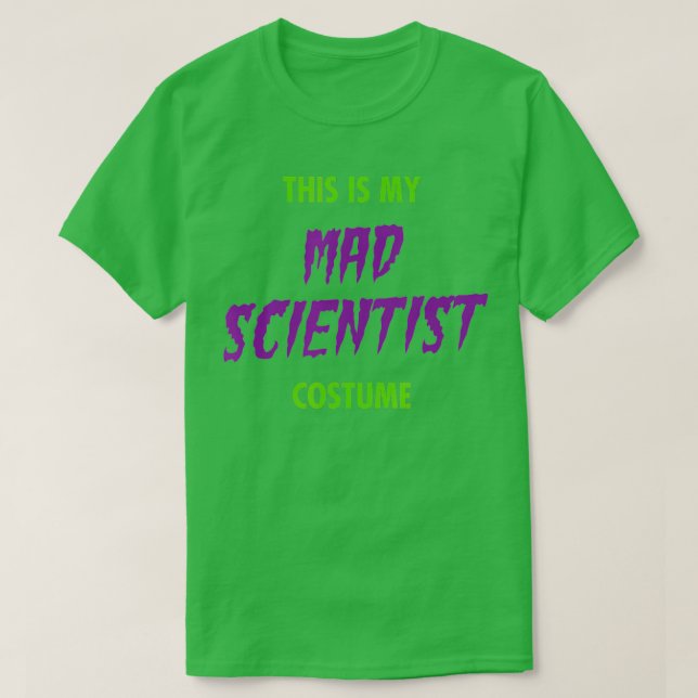 Det här är min skrämmande galna vetenskapsman. t shirt (Design framsida)