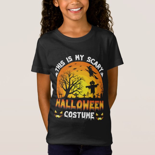 Det här är min skrämmande Halloween-kostym T Shirt (Framsida)