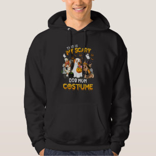 Det här är min skrämmande hundmamma-kostym hoodie