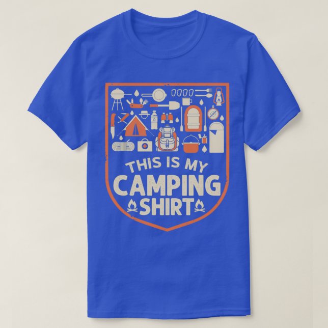 Det här är min sommarläger utomhus t shirt (Design framsida)