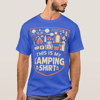 Det här är min sommarläger utomhus t shirt