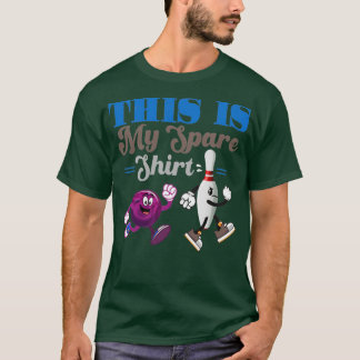 Det här är min Spare Shirt Funny Bowling Shirt T Shirt