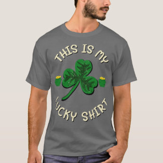 Det här är min St patricks day Shamrock Tie Dye T Shirt