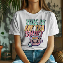 Det här är min tea Shirt Cute Funny Gift för Tea Ä