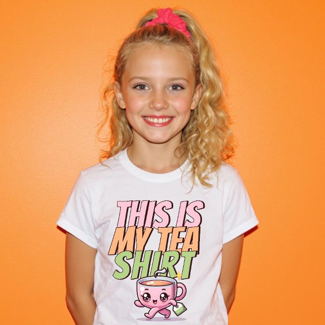 Det här är min Tea Shirt Cute Funny Pastel Kawaii T (This is my Tea Shirt Cute Funny Pastel Kawaii)