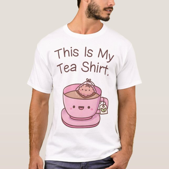 Det här är min Tea Shirt Doodle Pun T (Framsida)