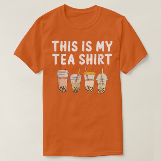 Det här är min Tea Shirt Funny Teashirt Pun Bubble T (Design framsida)