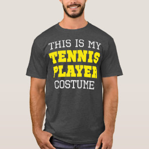 Det här är min Tennis Player Costume Halloween L T Shirt