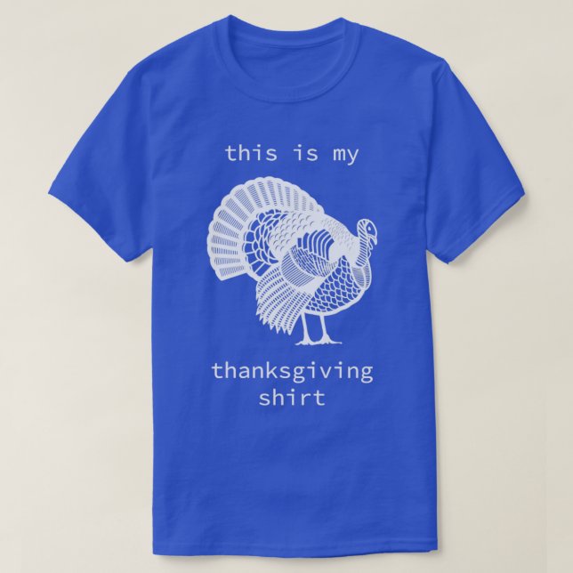 Det här är min Thanksgiving Funny Family Dinner Fo T Shirt (Design framsida)