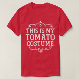 Det här är min Tomato Costume Funny Lazy Halloween T Shirt
