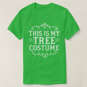 Det här är min Träd Costume Funny Lazy Halloween T Shirt
