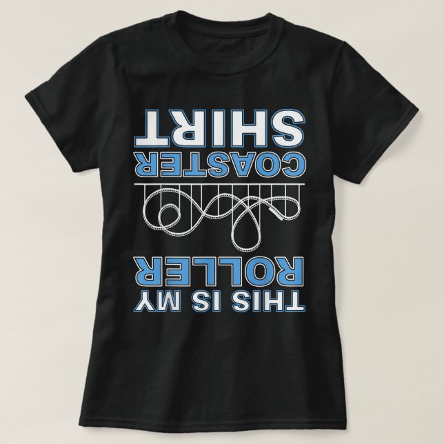 Det här är min Underlägg Shirt Amusement Park T Shirt (Design framsida)