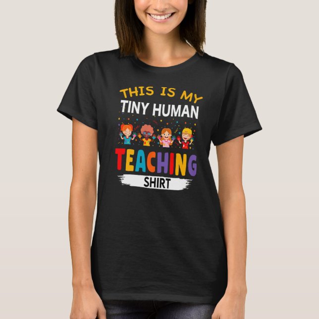 Det här är min undervisningsleverantör för små män t shirt (Framsida)