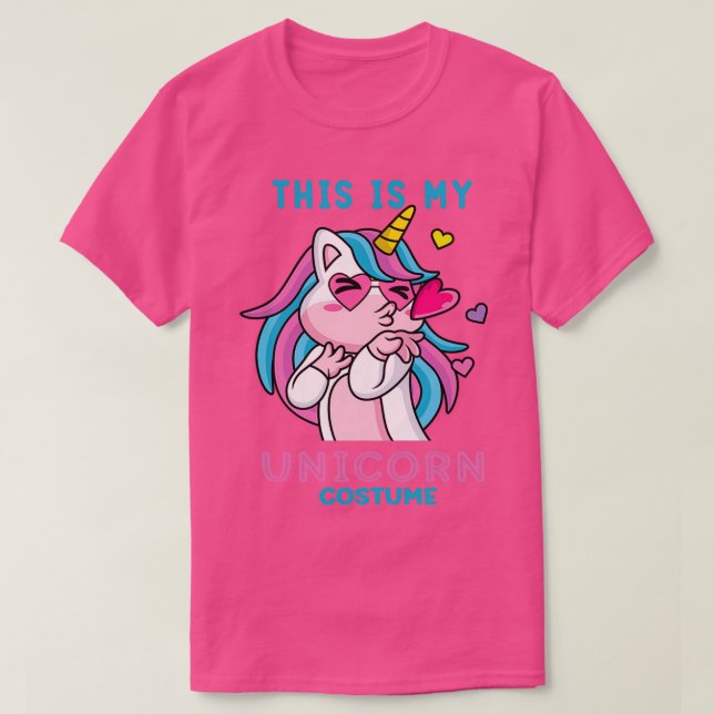 Det här är min Unicorn Costume T Shirt (Design framsida)