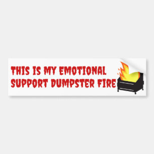 Det här är min upphetsade supportdumpare Fire Bildekal