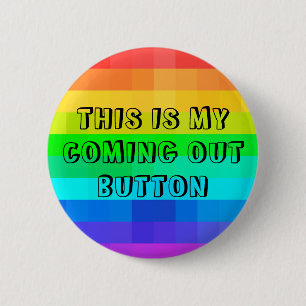 Det här är min utgående knapp HBT TQ Gay pride