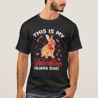Det här är min Valentine Pajama T Shirt